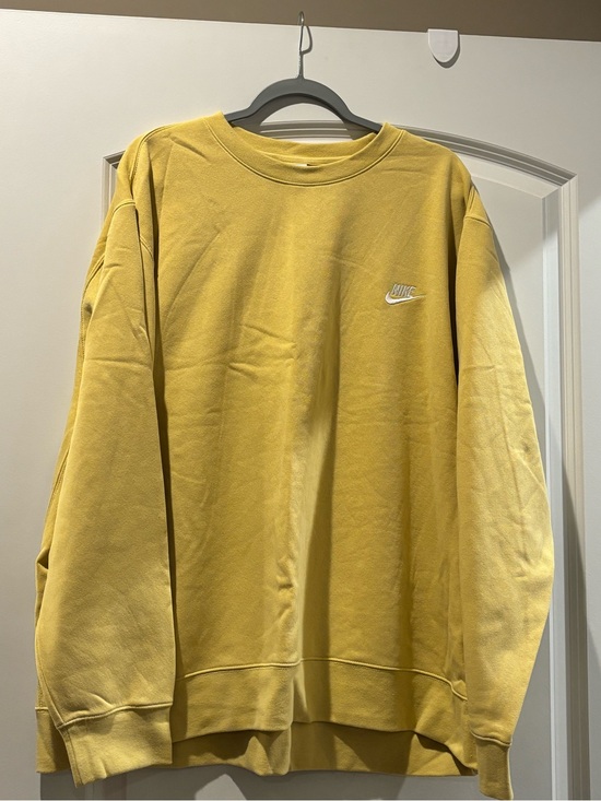 Nike Other - Nike Men’s Mustard Yellow Crewneck Sweatshirt
